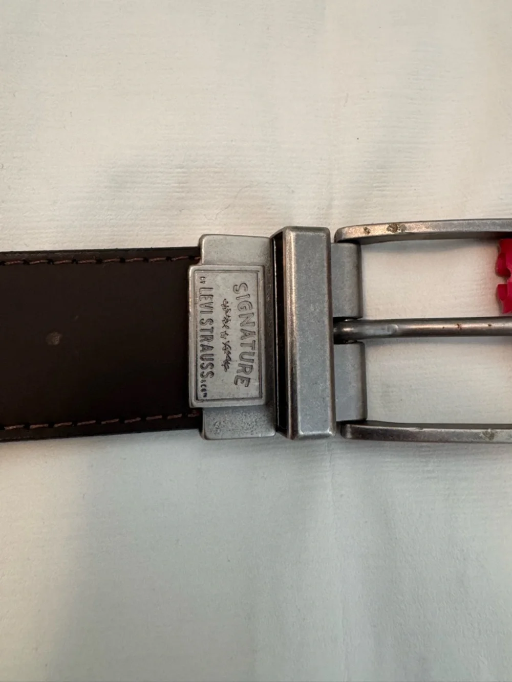 NWT Signature by Levi Strauss Men’s Reversible Leather Belt Black Brown